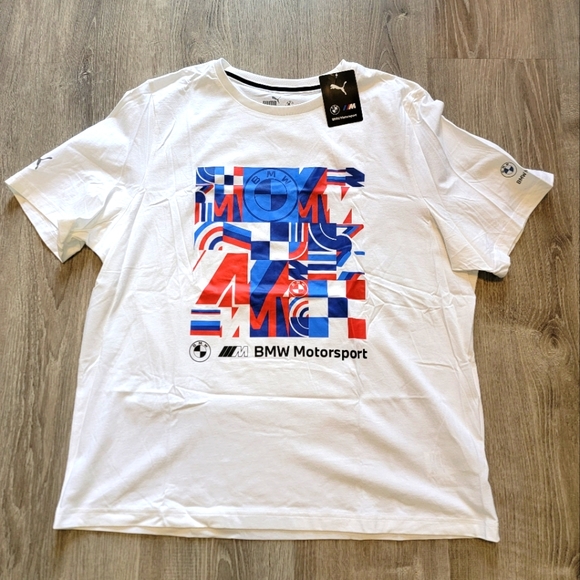 BRAND NEW Puma BMW Motorsport Graphic MMS Mixup Logo Tee Mens Size: XXL - Picture 1 of 7